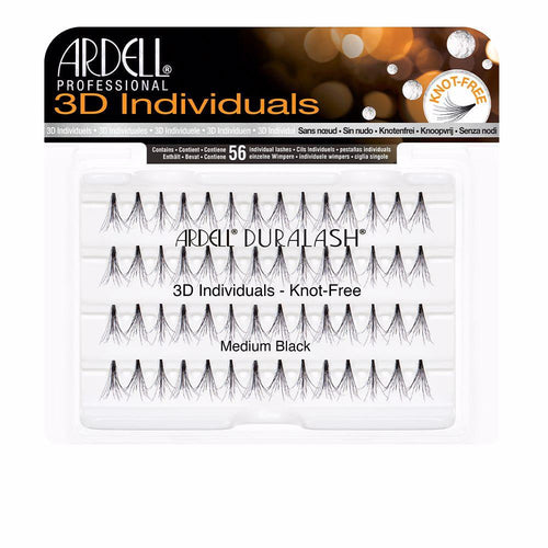 Individual 3D False Eyelashes Medium Black