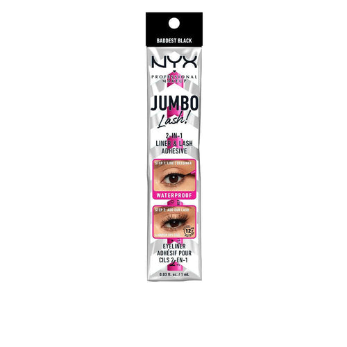 Jumbo 2In1 Eyeliner And False Eyelash Adhesive Black