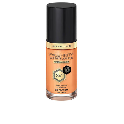 FACEFINITY ALL DAY FLAWLESS 3 IN 1 foundation 90 amber 30 ml