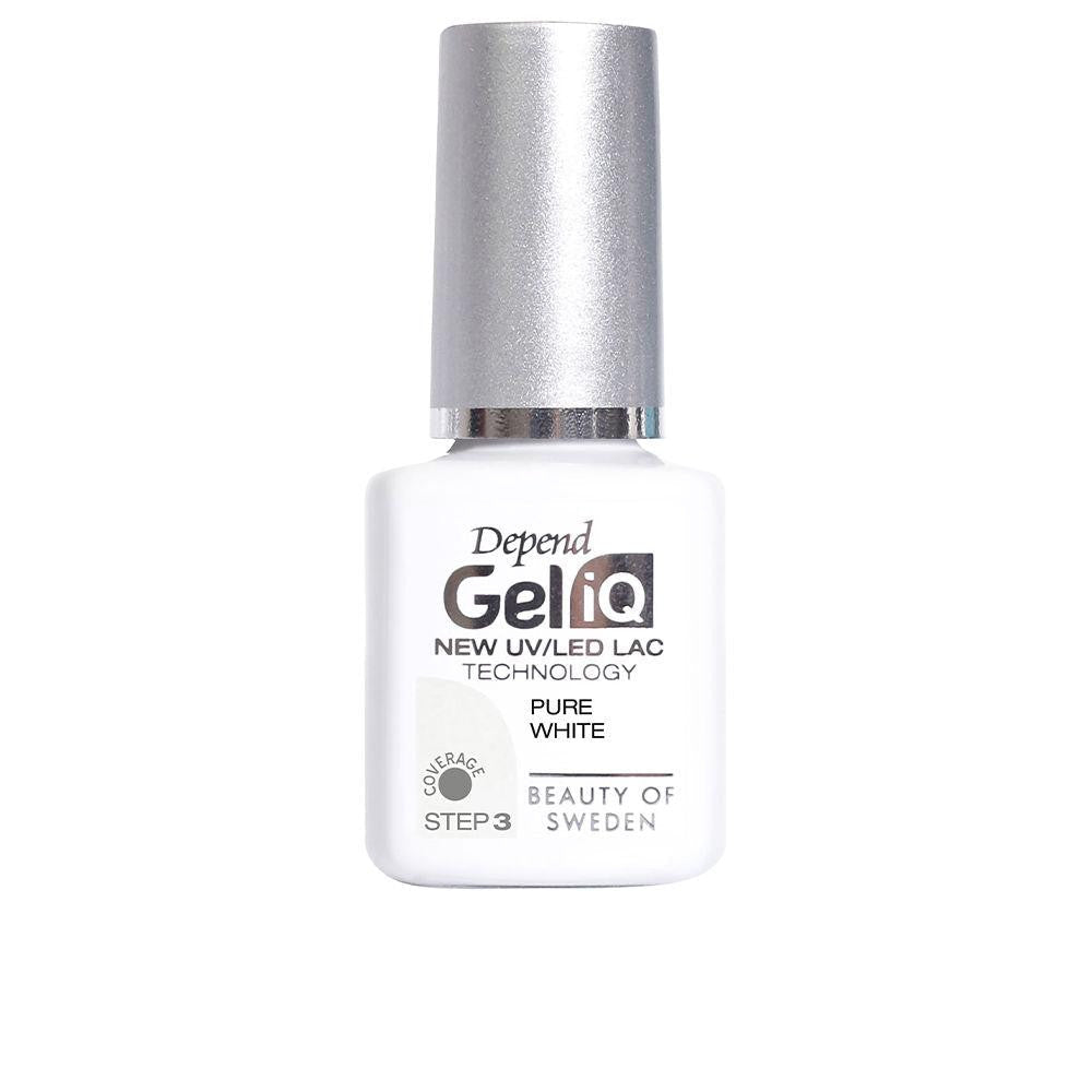 Color Depend Gel iQ Nail Polish Color Pure White 5 ml