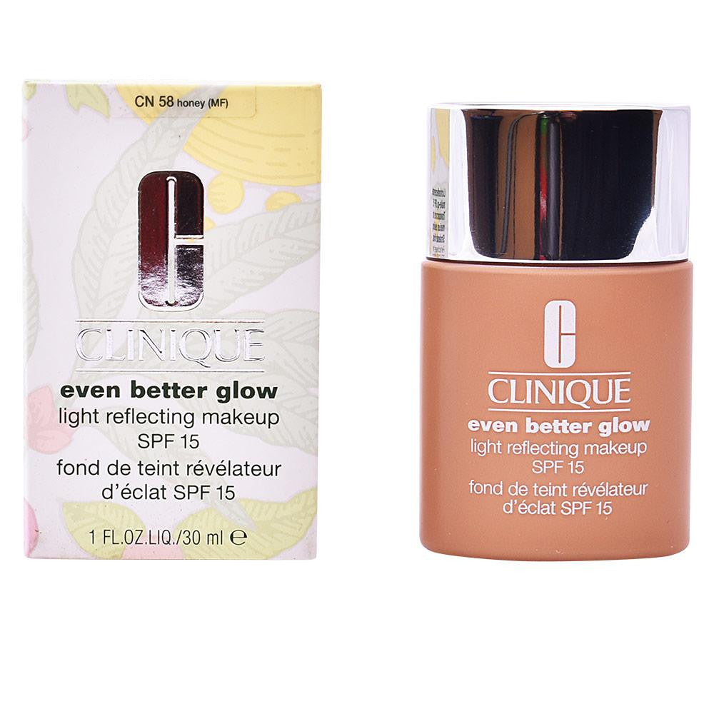 EVEN BETTER GLOW light reflecting makeup SPF15 honey