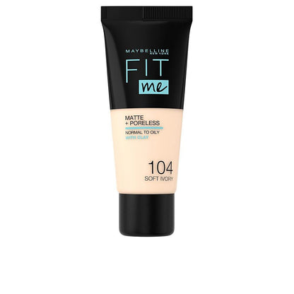 FIT ME Foundation matteporeless 104 soft ivory