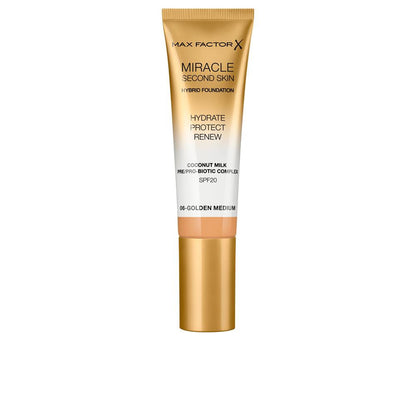 MIRACLE TOUCH second skin foundSPF20 6 golden medium