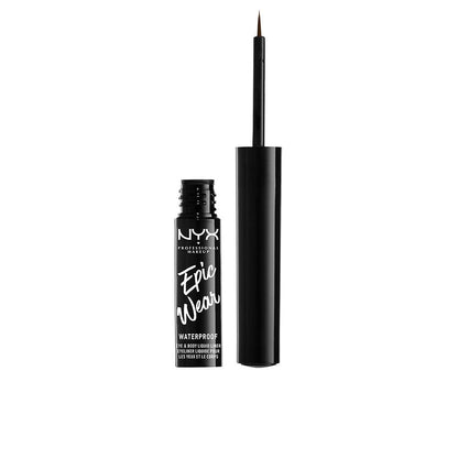 EPIC WEAR waterproof liquid liner brown